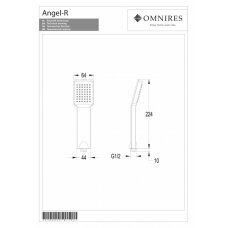 Ручной душик OMNIRES ANGEL