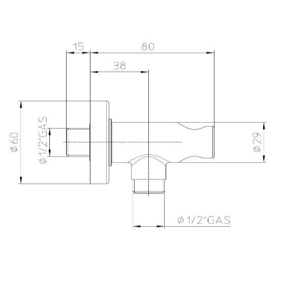 Душевая лейка с держателем Bossini C12 - AGUA LIFE 4