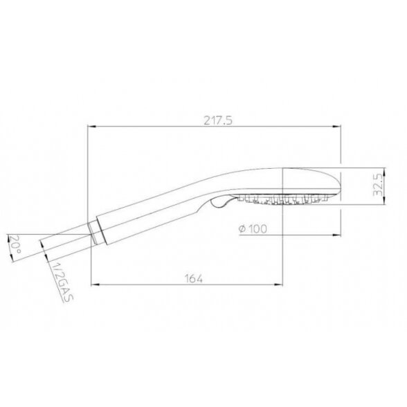 Ручной душ Syncronia/2 Bossini Ø100 mm 7