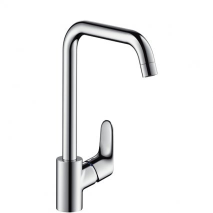 Focus virtuvės praustuvo maišytuvas, chromas Hansgrohe