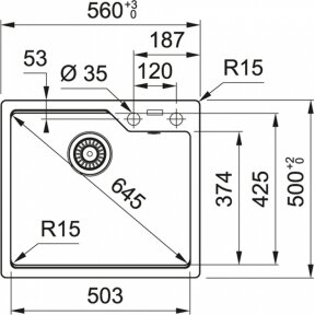 Мойка из фрагранита Franke UBG 610-56