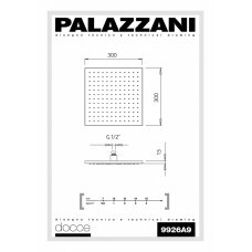 Встраиваемая душевая система Palazzani Qadra color