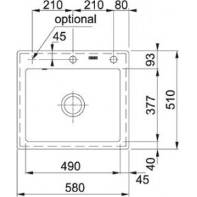 Керамическая мойка Franke MTK 610-58