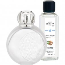 Kvapų lempa ASTRAL FROSTED + kvapas WHITE CASHMERE 250ml Maison Berger