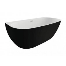 Отдельностоящая ванна Polimat RISA 170x80, черный мат