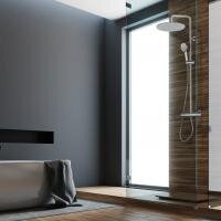 Lietaus dušo sistema su termostatiniu maišytuvu PARIS Ø 300 mm Bossini 2