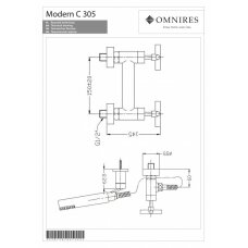 Смеситель для душа OMNIRES MODERN