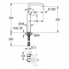 Смеситель для умывальника Grohe Essence XL