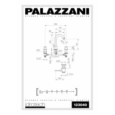 Смеситель для умывальника Palazzani Idrotech 2