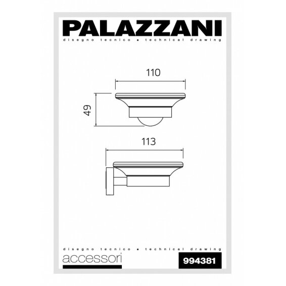 Muilo laikiklis Digit 3, Palazzani 1