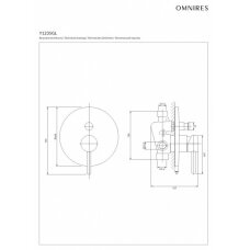 Встраиваемый комплект для душа OMNIRES Y