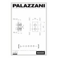 Potinkinė termostatinė dušo sistema Palazzani Mis