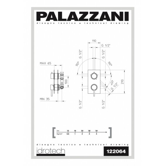 Potinkinis maišytuvas Idrotech 2, Palazzani 1