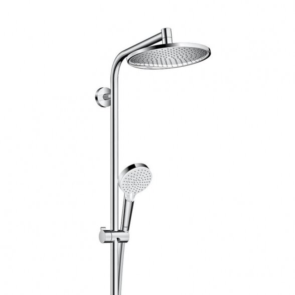 Душевая система с термостатом для ванны Hansgrohe Crometta S 240 1jet с изливом 2