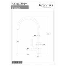 Кухонный смеситель OMNIRES ALBANY