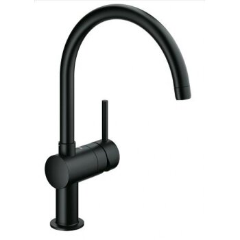 Кухонный смеситель Grohe Minta, черный мат 1