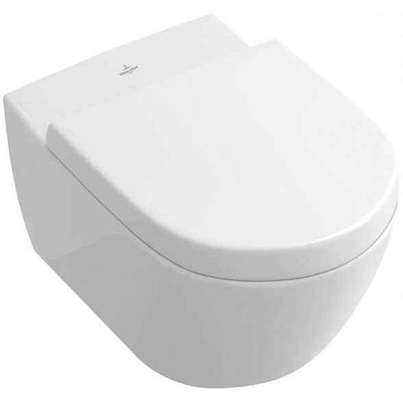 Villeroy&boch Subway 2.0 pakabinamas baltas su Soft-Close dangčiu Villeroy & Boch