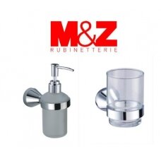 Комплект аксессуаров для ванной - стаканчик и дозатор мыла M&Z Grande, РАСПРОДАЖА