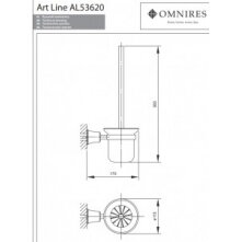 WC šepetys OMNIRES ART LINE 1