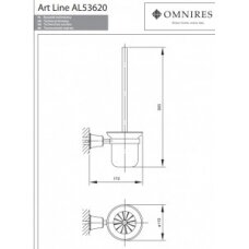 Ершик WC OMNIRES ART LINE